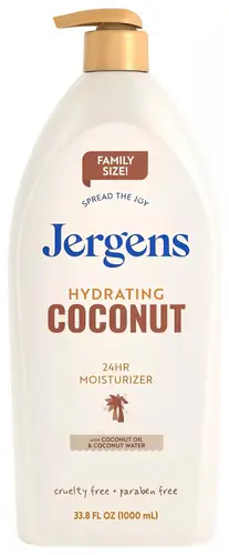 Jergens Skincare Oil-Infused 24-Hour Moisturizer Hydrating Coconut