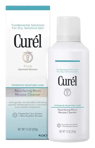 Curel Resurfacing Micro Mousse Cleanser