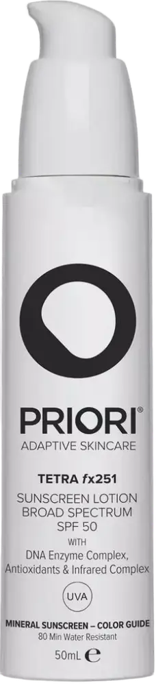 Priori Tetra fx251 Sunscreen Lotion SPF 50