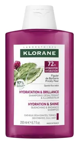 Klorane 72H Hydration & Shine Quenching Shampoo
