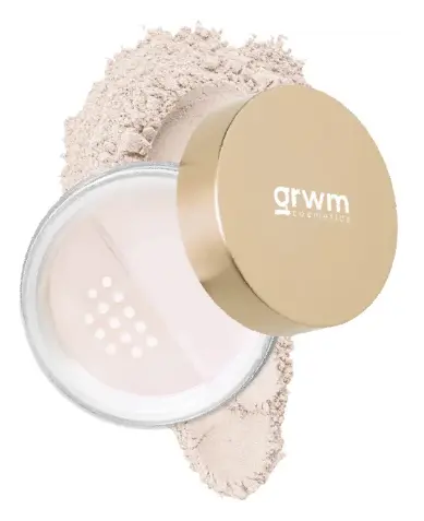 GRWM Cosmetics Powder Rush Loose Setting & Finishing Powder Ultra Blur Shortbread