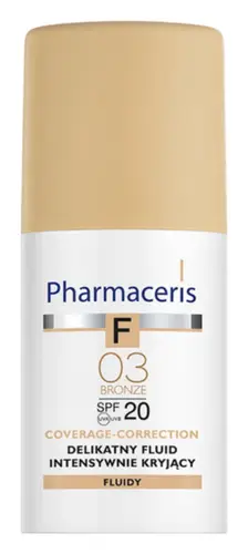 Pharmaceris Coverage Correction Fluidy SPF 20 03 Bronze