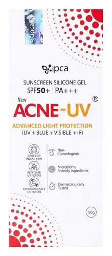 Ipca Acne-UV Silicone Sunscreen Gel SPF 50+