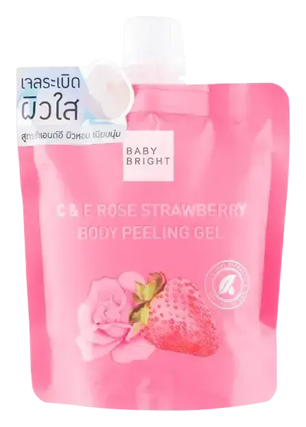 Baby Bright C & E Rose Strawberry Body Peeling Gel