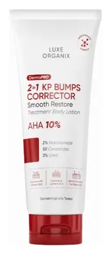 Luxe Organix DermaPro 2In1 KP Bumps Corrector Smooth Restore Treatment Body Lotion