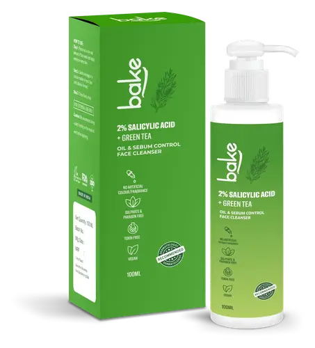 Bake 2% Salicylic Acid + Green Tea Face Cleanser