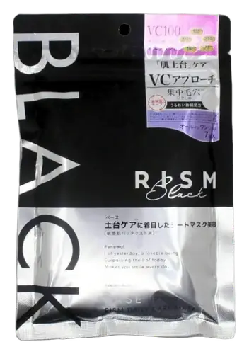 Rism Base Daily Care Mask Black