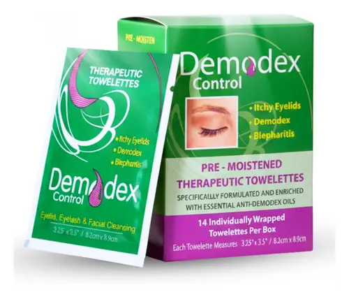 Ovante Demodex Control Pre-Moistened Therapeutic Towelettes