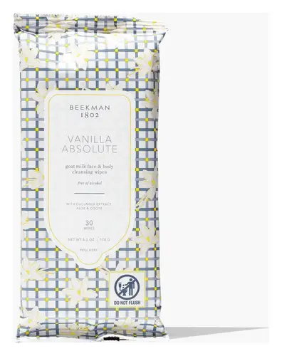 Beekman 1802 Facial Cleansing Wipes Vanilla Absolute