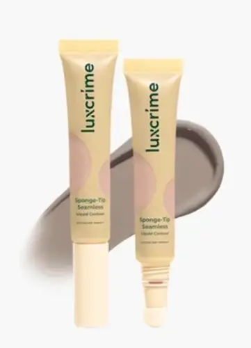 Luxcrime Sponge-Tip Seamless Liquid Contour Earl Grey