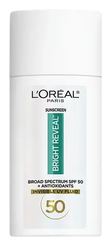 L'Oreal Bright Reveal Invisible UV Fluid Sunscreen SPF 50