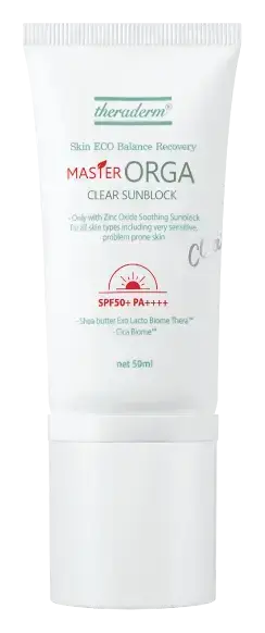 Theraderm Master Orga Clear Sunblock SPF50+ PA++++