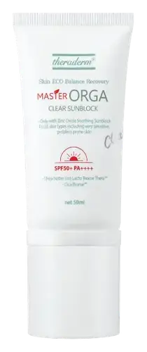 Theraderm Master Orga Clear Sunblock SPF50+ PA++++