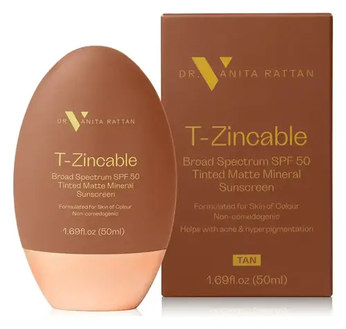 Skincare by Dr V T-Zincable Tinted SPF50 Tan