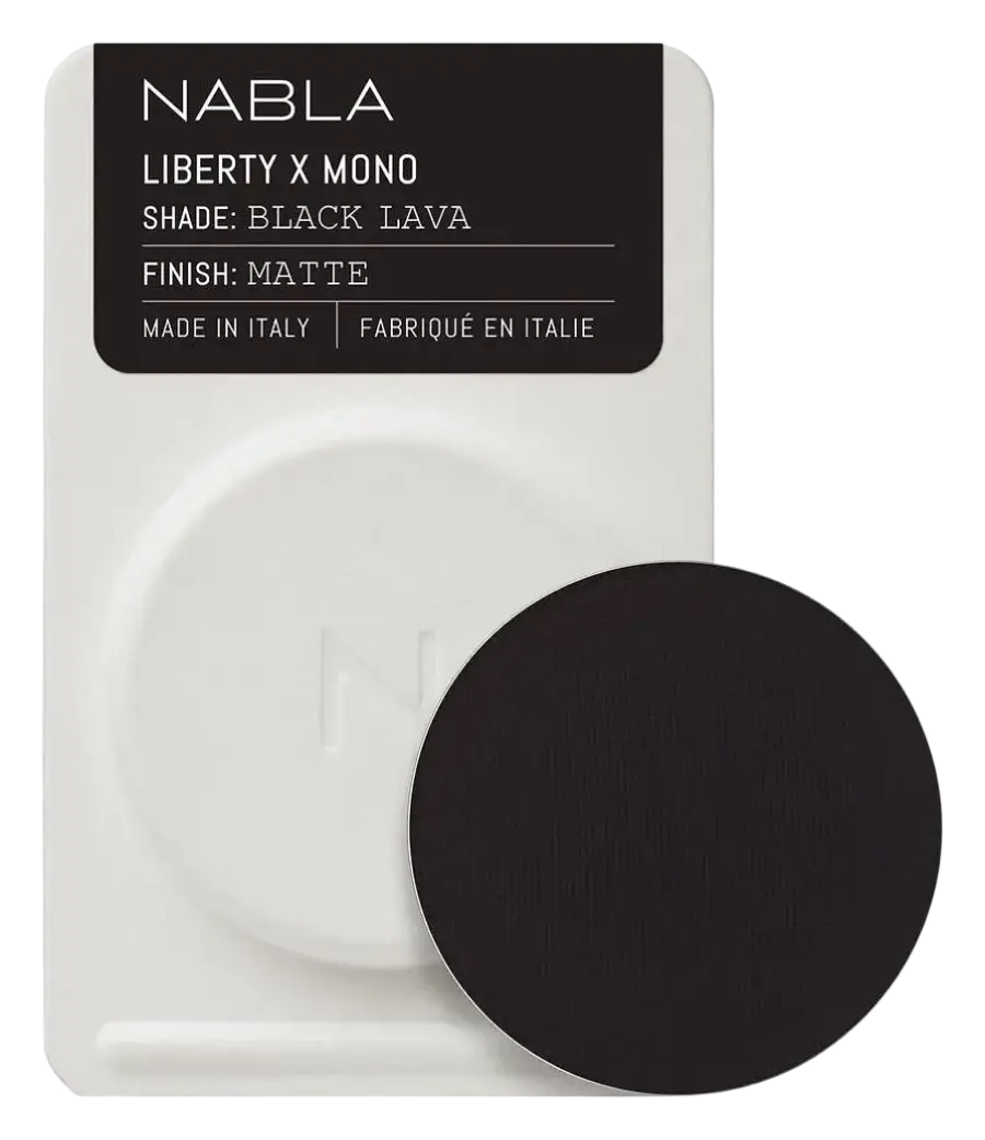 Nabla Cosmetics Liberty × Mono Black Lava