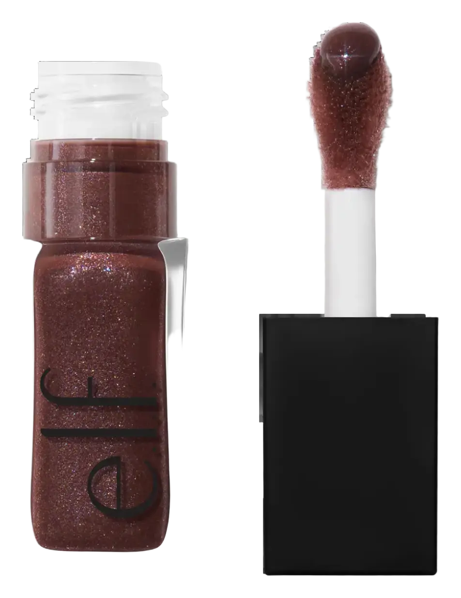e.l.f. cosmetics Glow Reviver Plumping Lip Oil Espresso Tonic