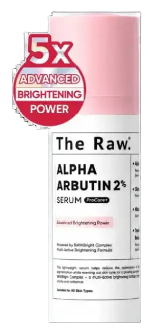 The Raw Alpha Arbutin 2% Serum ProCare+