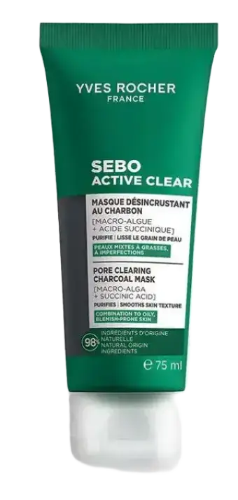 Yves Rocher Sebo Active Clear Pore Clearing Charcoal Mask