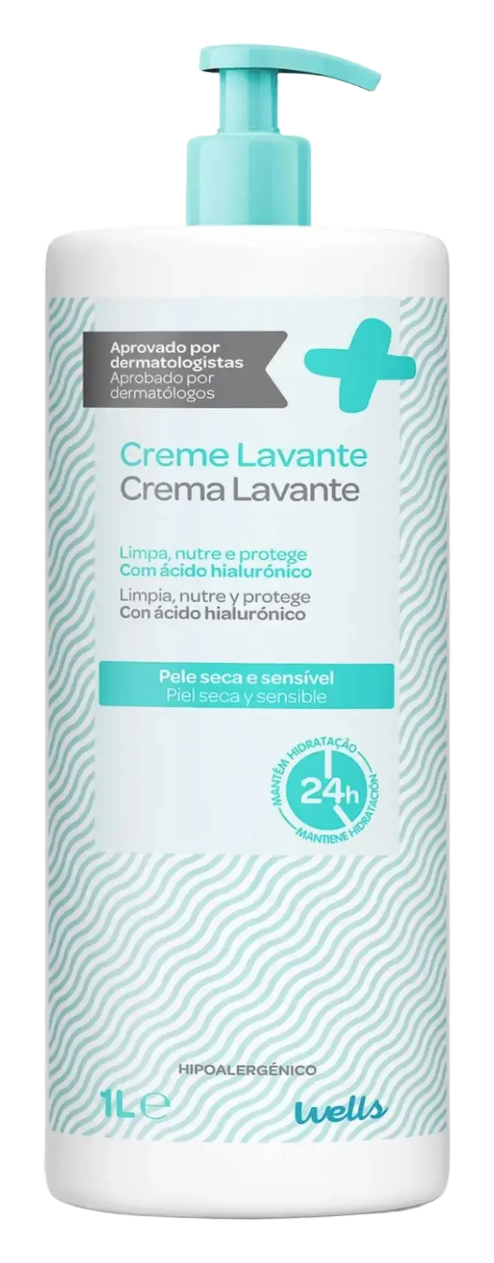 Wells Creme Lavante Pele Seca E Sensível