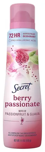 Secret 72 HR Antiperspirant Deodorant Dry Spray Berry Passionate