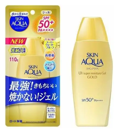 Skin Aqua UV Super Moisture Gel Gold SPF 50+ PA++++