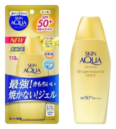 Skin Aqua UV Super Moisture Gel Gold SPF 50+ PA++++