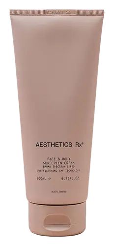 Aesthetics Rx Face & Body Sunscreen Cream SPF 50