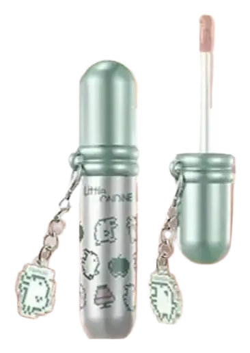 Little Ondine Tamagotchi Collection Mirror Lip Glaze 01 Bare Tea Wave