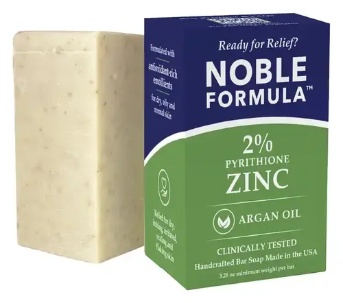 Noble Formula Argan Oil 2% Pyrithione Zinc (ZnP) Bar Soap