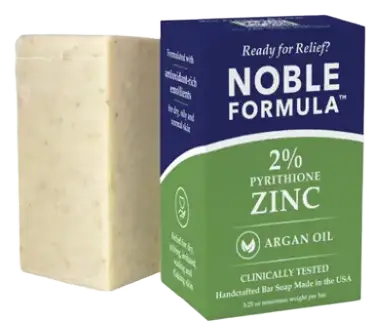 Noble Formula Argan Oil 2% Pyrithione Zinc (ZnP) Bar Soap