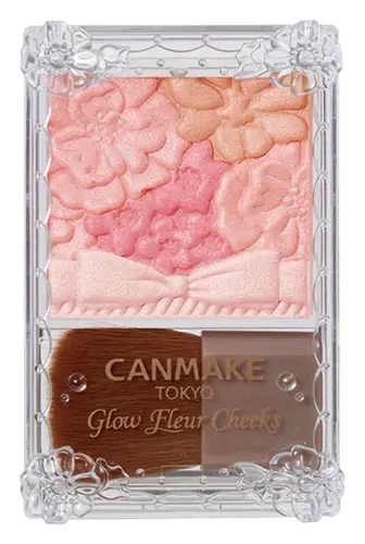 Canmake Glow Fleur Cheeks 01 Peach Fleurr