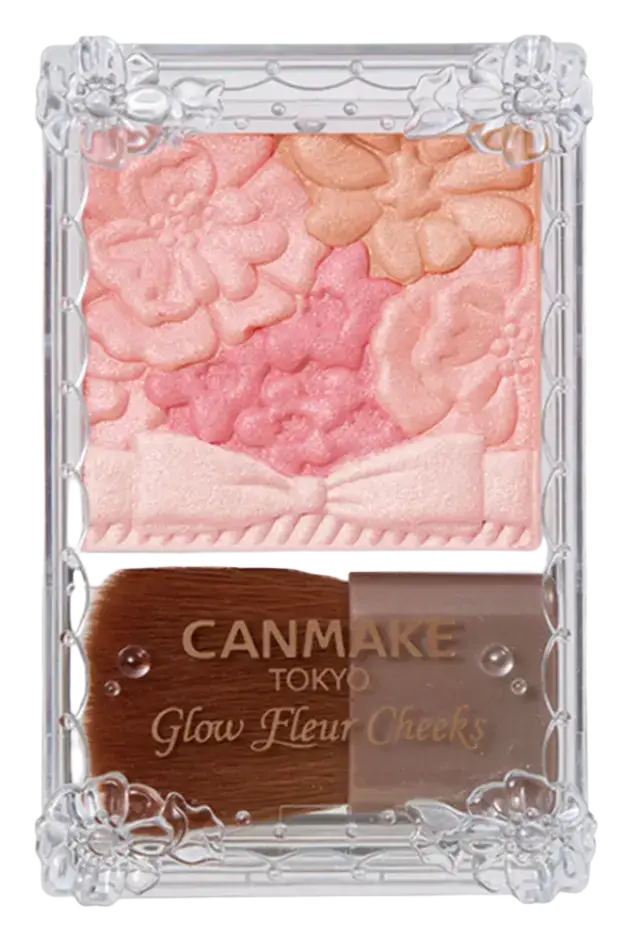 Canmake Glow Fleur Cheeks 01 Peach Fleurr