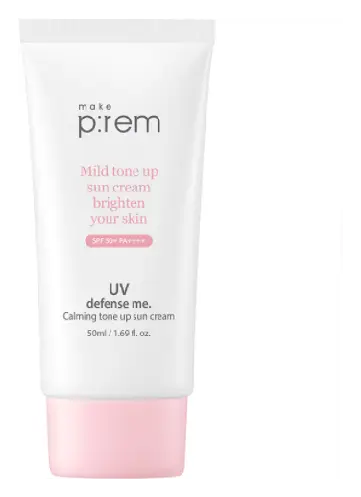 Make p:rem UV Defense Me. Calming Tone Up Sun Cream