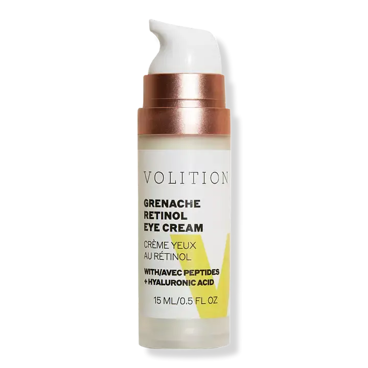Volition Beauty Grenache Retinol Eye Cream with Peptides + Hyaluronic Acid