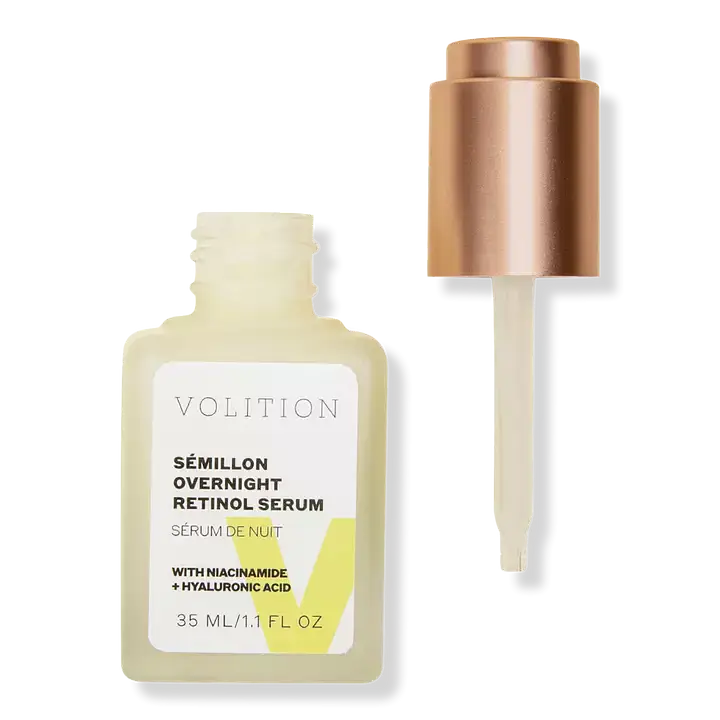 Volition Beauty Sémillon Overnight Retinol Serum with Niacinamide + Hyaluronic Acid