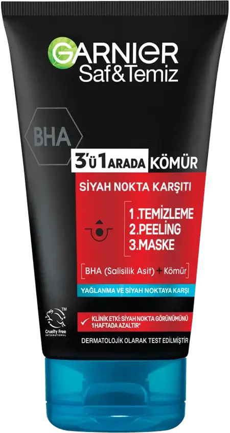 Garnier Saf & Temiz Kömürlü 3’ü 1 Arada Turkiye