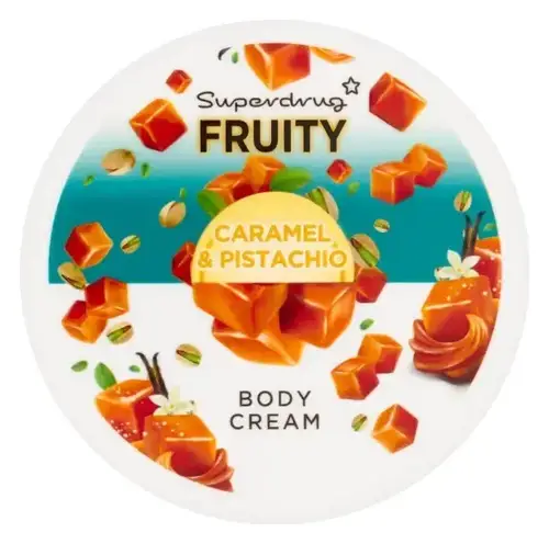 Superdrug Fruity Body Cream Caramel & Pistachio