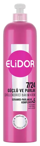 elidor 7/24 Şekillendirici Bakım Kremi Güçlü ve Parlak