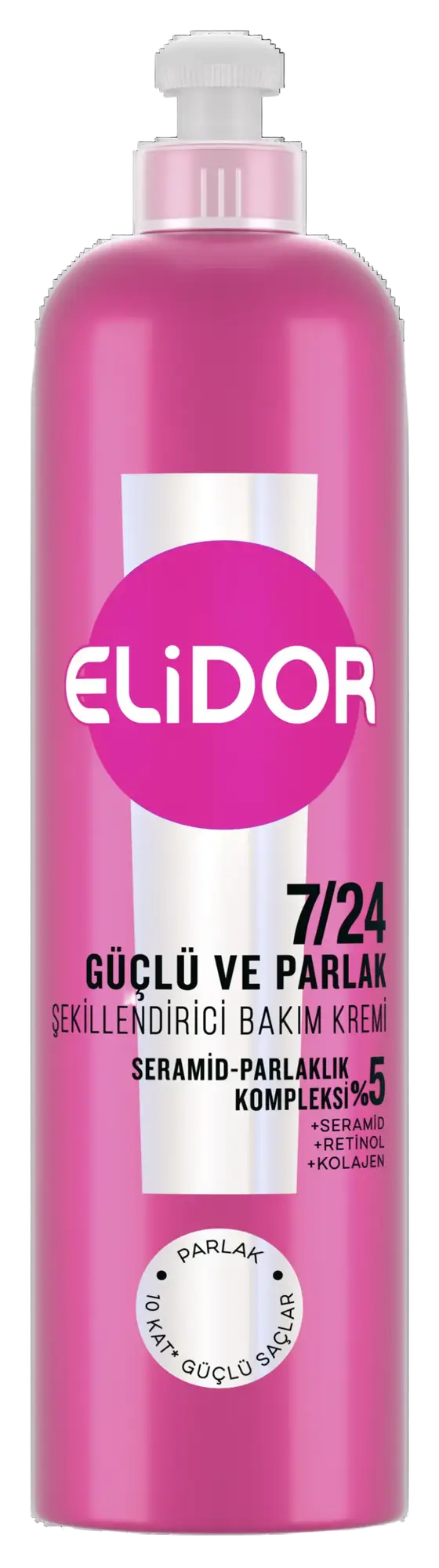 elidor 7/24 Şekillendirici Bakım Kremi Güçlü ve Parlak