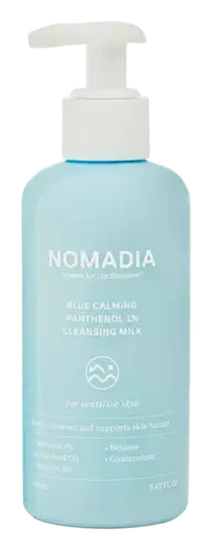 Nomadia Blue Calming Panthenol 1% Cleansing Milk