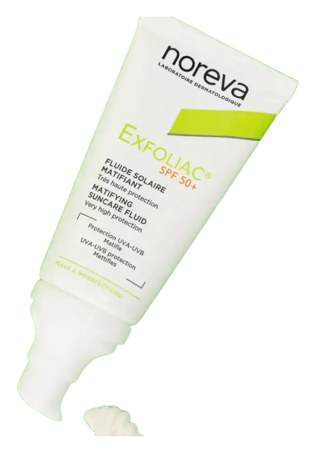 Laboratoires Noreva Exfoliac Mattifying Suncare Fluid SPF 50+