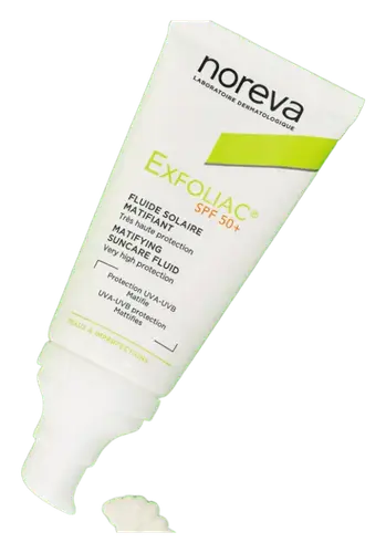 Laboratoires Noreva Exfoliac Mattifying Suncare Fluid SPF 50+