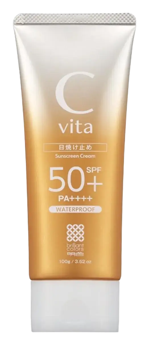Meishoku Brilliant Colors C-Vita Sunscreen Cream SPF 50+