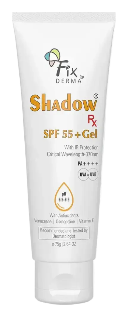 Fixderma Skincare Shadow Rx SPF 55+ Gel Sunscreen