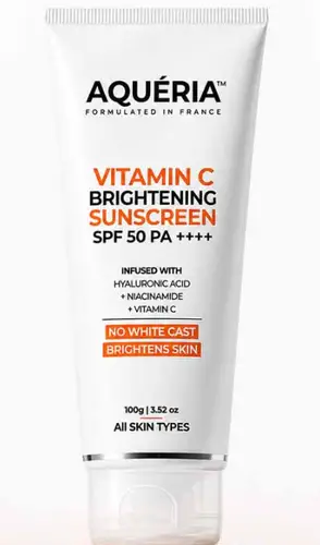 Aqueria Vitamin C Brightening Sunscreen SPF 50