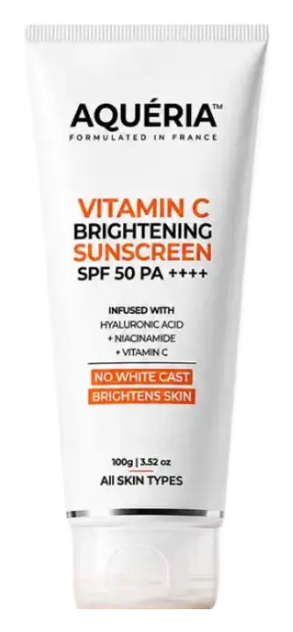 Aqueria Vitamin C Brightening Sunscreen SPF 50