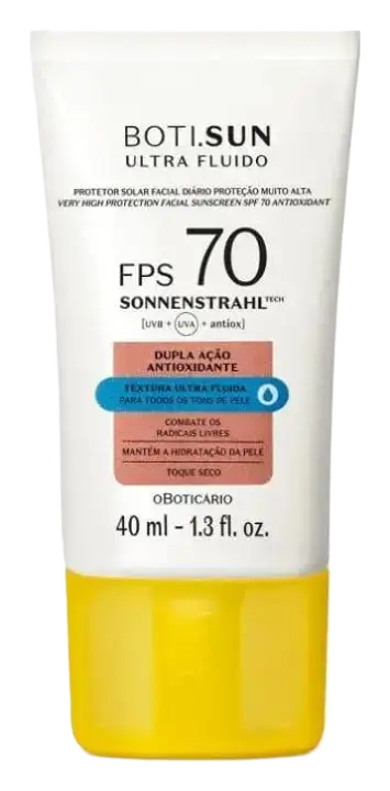 O Boticário Very High Protection Facial Sunscreen SPF 70 Antioxidant