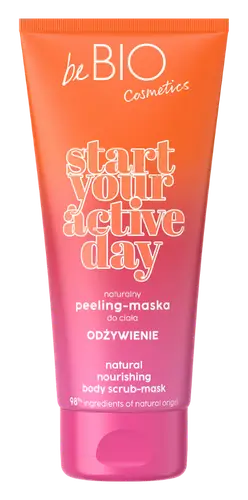 BeBio Cosmetics Start Your Active Day Natural Nourishing Body Scrub-Mask