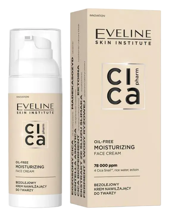 Eveline Skin Institute Cica Pharm Oil-Free Moisturizing Face Cream