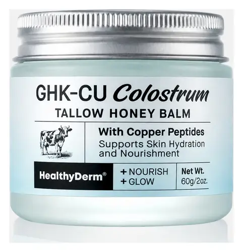 HealthyDerm GHK-CU Colostrum Tallow Honey Balm